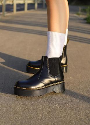 Черевики dr.martens jadon chelsea black (lux)