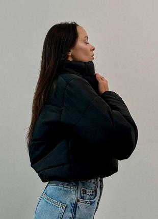 Теплая осенняя куртка на молнии с карманами деми, куртка женская на осень на тинсулейте 150