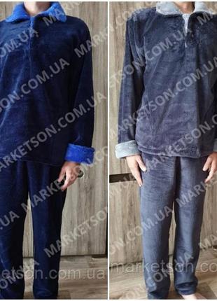 Пижама мужская махровая размеры большие размеры 50,52,54,56,58,60,626 фото