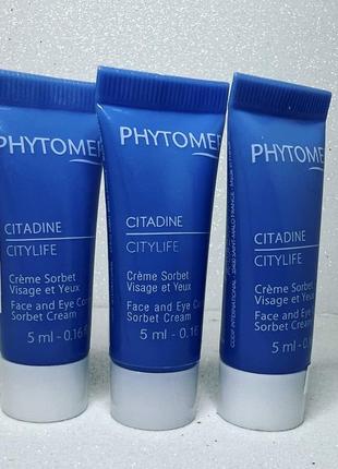 Phytomer creme sorbet yeux крем-сорбет для лица и области вокруг глаз citadine creme sorbet visage et yeux