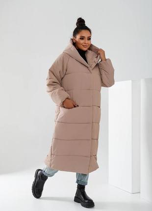 42-60р кольори зимове пальто плащівка батал великі розміри