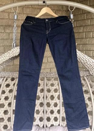 Трендовые темно-синие джинсы guess3 фото