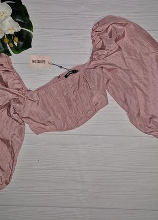 Нова рожева корсетна блуза р.143 фото