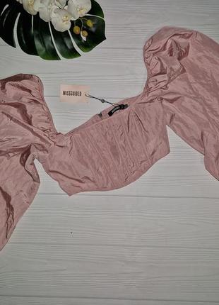 Нова рожева корсетна блуза р.142 фото