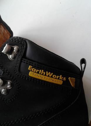 Кожаные рабочие трекинговые ботинки earth works англия7 фото