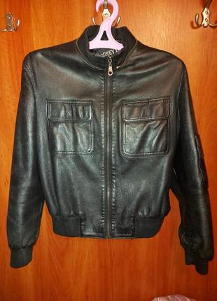 Куртка, натуральная лайковая кожакуртка рукав 60 см, ог 48 см, низ 37 см , плечи 371 фото