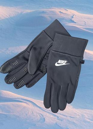 Перчатки nike мужские сенсорные осень зима, демисезонные перчатки водоотталкивающие, спортивные перчатки для бега спорта велосипеда мотоцикла