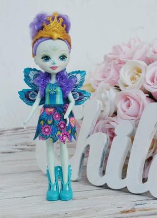 Фирменная кукла энчаантималс кукла enchantimals павлин петтер enchantimals оригинал