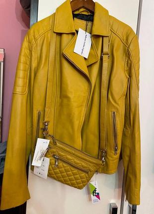 Классная женская кожаная удобная сумочка depeche1 фото