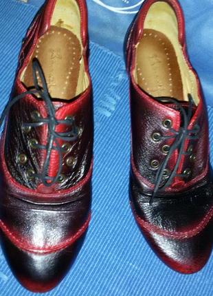 Шкіряні демісезонні туфлі японського бренду mayuka ,розмір 38 (24,6 см)10 фото