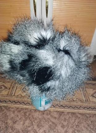 Пов'зка на голову з хутра