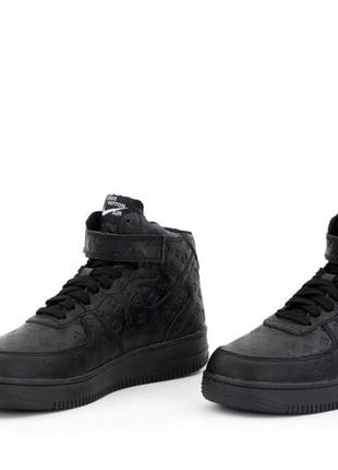 Зимние женские кроссовки nike air force 1 winter (мех) 36-37-38-416 фото