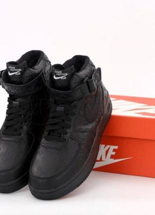 Зимние женские кроссовки nike air force 1 winter (мех) 36-37-38-41