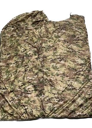 Зимний спальник военный флис -25°c спальный мешок армейский теплый 200*80