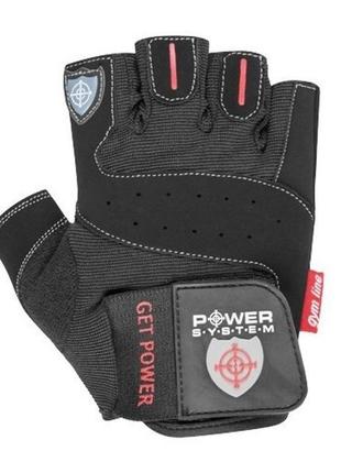 Перчатки для фитнеса спортивные тренировочные для тренажерного зала power system ps-2550 black l va-332 фото
