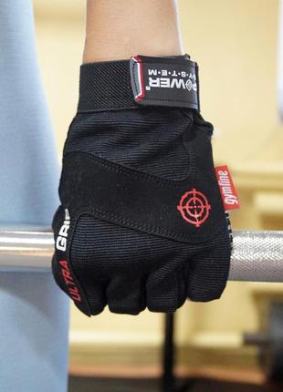 Перчатки для фитнеса спортивные тренировочные для тренажерного зала power system ps-2400 black l va-337 фото
