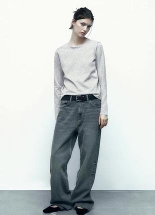 Zara лонгслив, футболка с длинными рукавами, свитшот, реглан, свитер, кофта, свитер2 фото