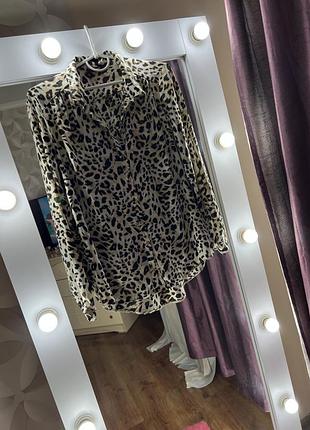 Рубашка блузка у принт леопард🔝от бренда 🏷george