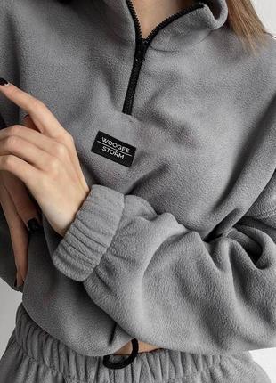 Флисовый спортивный костюм