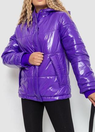 Куртка женская демисезонная, цвет фиолетовый, 235r20013 фото