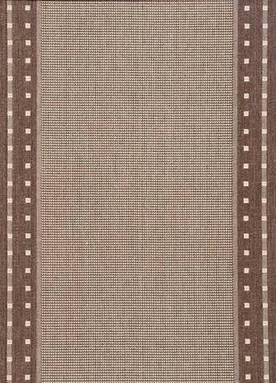 Ковер безворсовый на резиновой основе karat flex run 1963/91 2.00x3.00 м темно коричневый