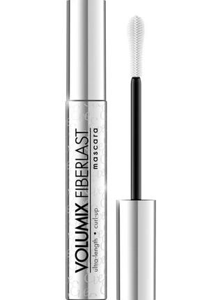 Eveline cosmetics volumix fiberlast curl up mascara - тушь для ресниц ультраудлинняющая