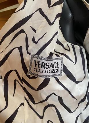 Versace вінтажний вовняний  блейзер жакет10 фото