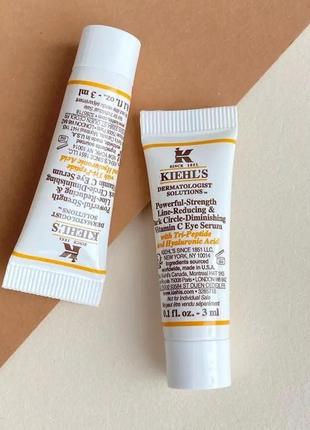 Концентрат от морщин для кожи вокруг глаз с витамином с kiehl's dermatologist solutions1 фото