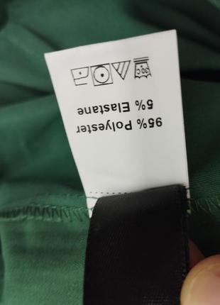 Зеленые штаны карго высокая посадка пуговицы карманы брюки shein5 фото