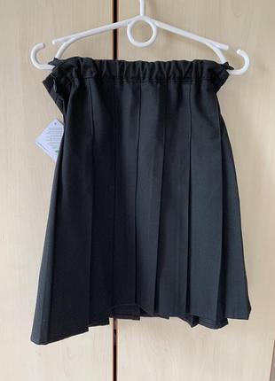 Черная плиссированная юбка от george2 фото