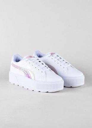 Жіночі білі кеди на платформі  puma karmen exotics 38 38,5 39 41