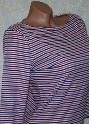 Блуза принтована бренду
 marks &amp; spencer / 95% бавовна/ еластична/6 фото