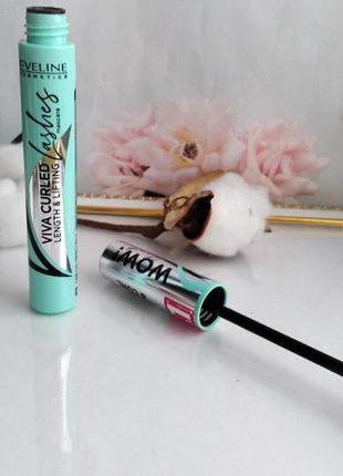 Тушь для ресниц eveline cosmetics viva curled lashes