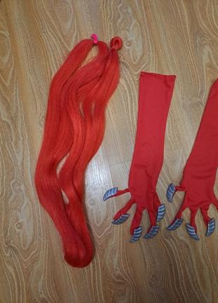 Аксесуары на хелоуин перчатки и каникалон2 фото