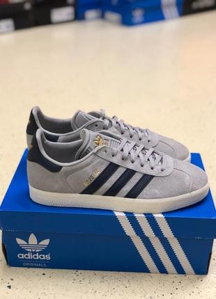 Кроссовки adidas gazelle - grey оригинал