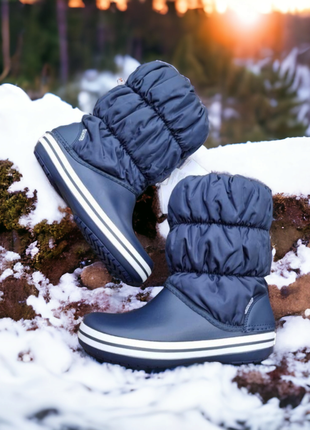 Зимові чоботи #crocs winter boots1 фото
