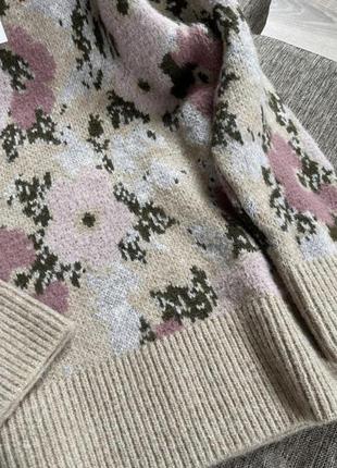 Хитовой неуловимый свитер кофта свитер джемпер туника туника в цветах плотвах s m zara5 фото