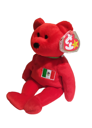 М'яка іграшка ведмідь ty beanie baby osito 1999 рік1 фото