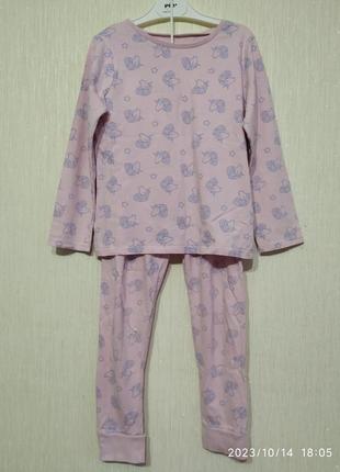 Пижама на девочку на 6-7 лет