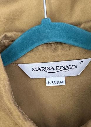 Блуза шовк marina rinaldi8 фото