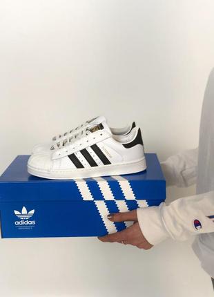 😍Детские кроссовки девочке Running adidas superstar black😍9 фото