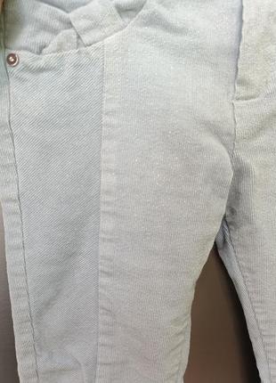 Вельветовые брюки с шиммером mayoral2 фото