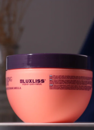 Маска для відновлення волосся luxliss repairing hair care keratin & conlagen mask 250 мл