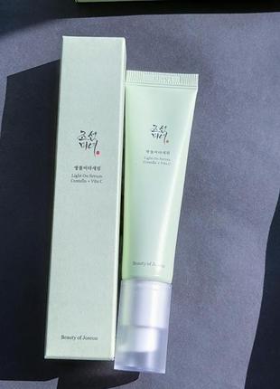 Сироватка для обличчя beauty of joseon light on serum centella + vita з 30 мл