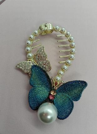 Заколка 🦋🦋🦋🦋🦋 метелик