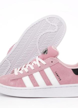 Жіночі кросівки adidas campus pink4 фото