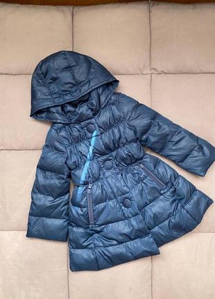 Куртка пальто на дівчинку на пуху
