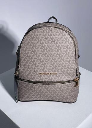 Рюкзак michael kors patterned backpack grey1 фото