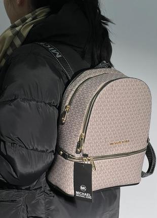 Рюкзак michael kors patterned backpack grey5 фото