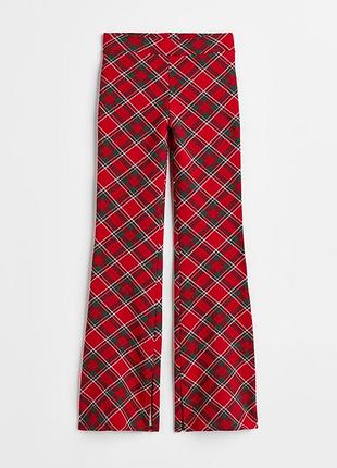 Леггинсы h&m в шотландский принт